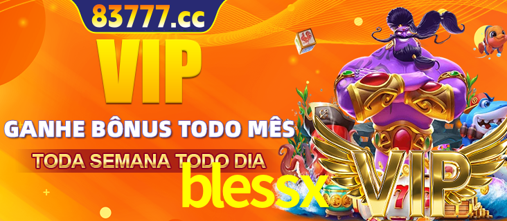 Banner promocional do blessx oferecendo 100% de recompensas adicionais contínuas para quem fizer o login diário (Daily sign-in), com um mascote de coelho.