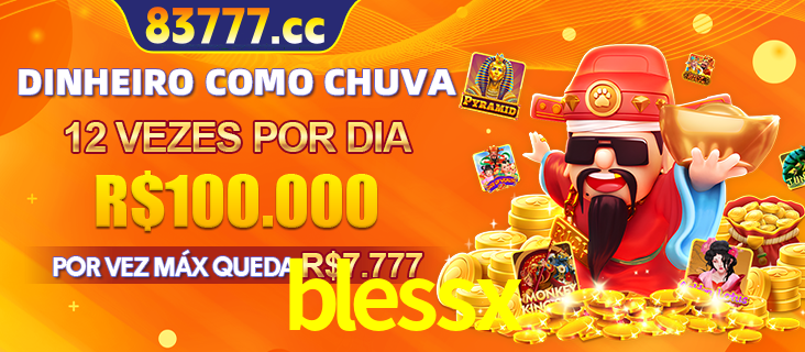 Banner do programa de recompensas Recomende para amigos do blessx, detalhando os bônus por convidar amigos, com prêmios que chegam a R$288.888.